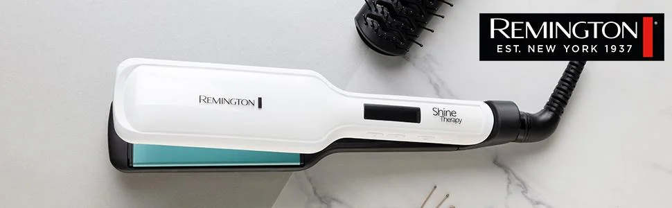 REMİNGTON SHİNE THERAPY WİDE PLATE HAİR STRAİGHTENER S8550 3