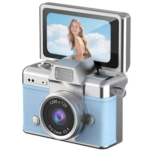 ABBRUCH MİNİ FLİP DİGİTAL CAMERA MAVİ LK-027