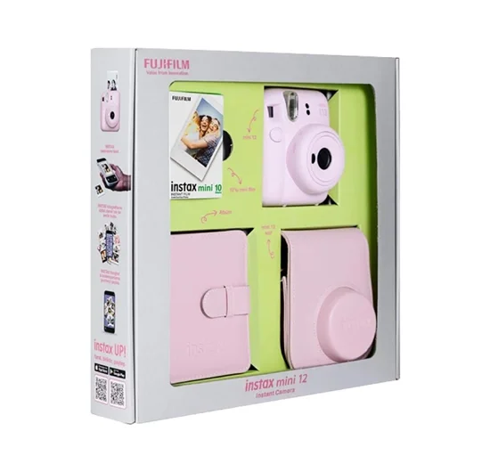 FUJİFİLM İNSTAX MİNİ 12 PİNK BUNDLE