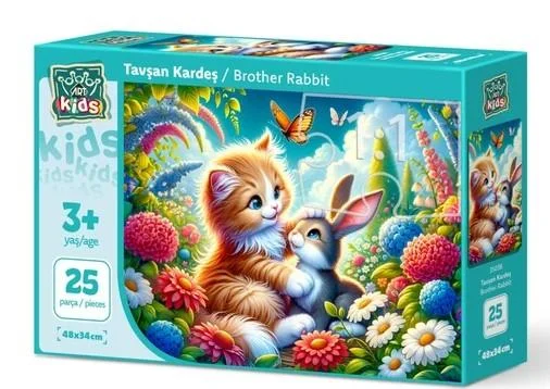 ART TAVŞAN KARDEŞ PUZZLE 25 PARÇA