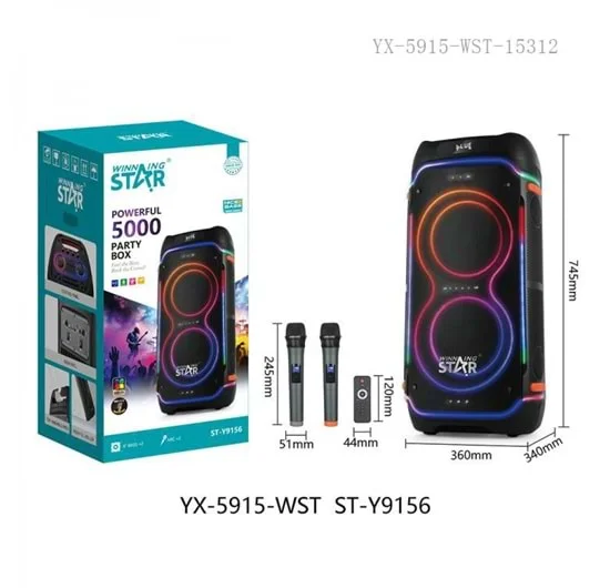 WİNNİNG STAR ST-Y9156 5000 PARTY BOX HOPARLÖR