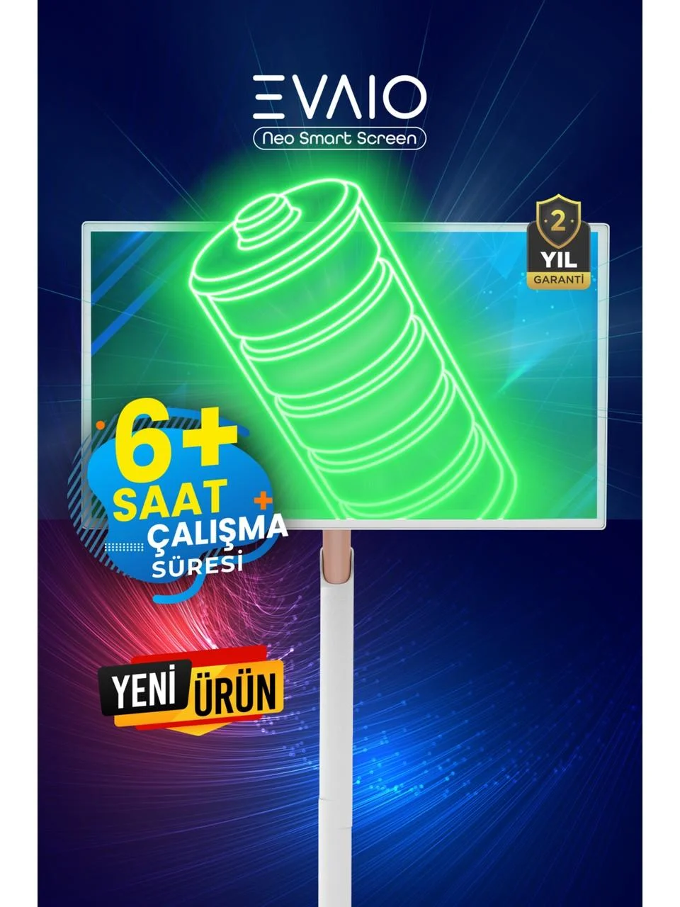 EVAİO NEO HD-320A 32 İNCH ANDROİD TAŞINABİLİR MOBİL EKRAN FULL HD 4