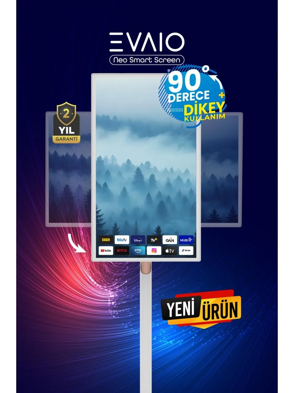 EVAİO NEO HD-320A 32 İNCH ANDROİD TAŞINABİLİR MOBİL EKRAN FULL HD 7