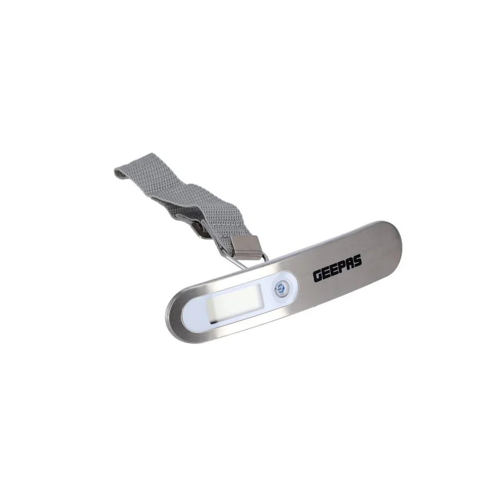 GEEPAS GLS4221 DİJİTAL VALİZ TARTISI - 50 KG KAPASİTELİ LCD EKRANLI HASSAS EL KANTARI - GRİ