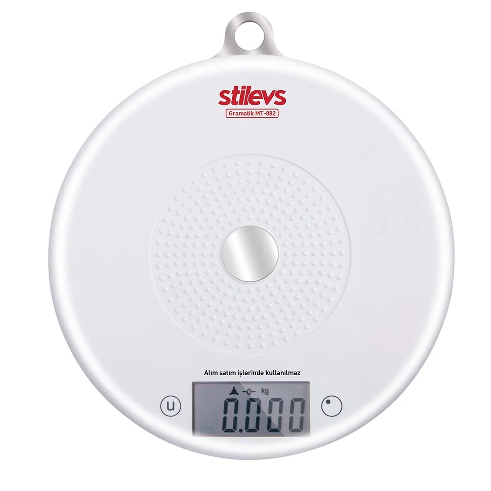 STİLEVS GRAMATİK MUTFAK TERAZİSİ GRİ MT-882 2