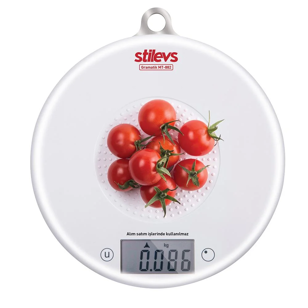 STİLEVS GRAMATİK MUTFAK TERAZİSİ GRİ MT-882 3