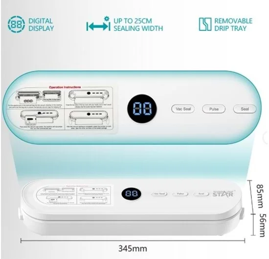 WİNNİNG STAR VAKUM PAKETLEME CİHAZI ST-6300 80W