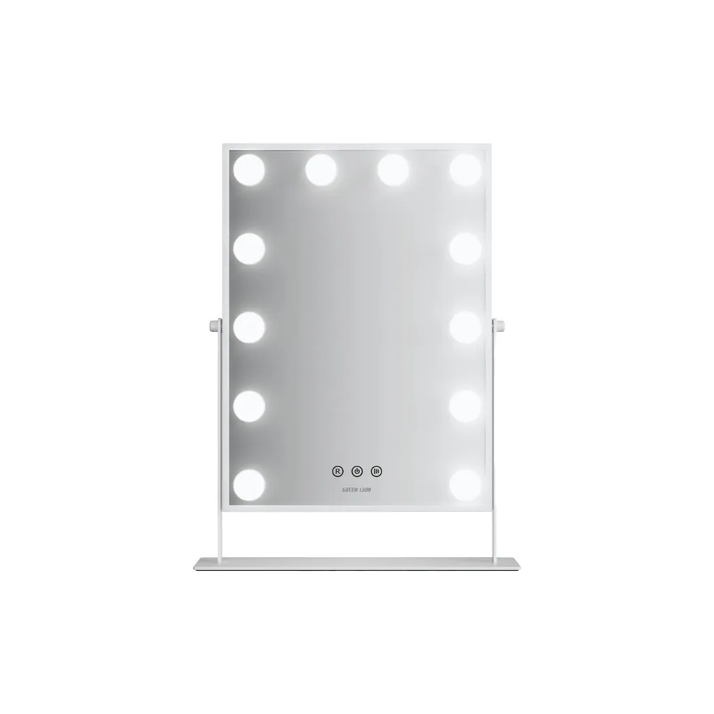 GREEN LİON GLAM SHİNE MAKEUP MİRROR 9 LED LİGHTS WHİTE GNGLMAKE9WH 2