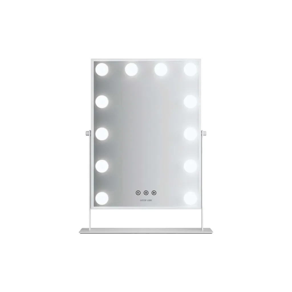GREEN LİON GLAM SHİNE MAKEUP MİRROR 9 LED LİGHTS WHİTE GNGLMAKE9WH 3