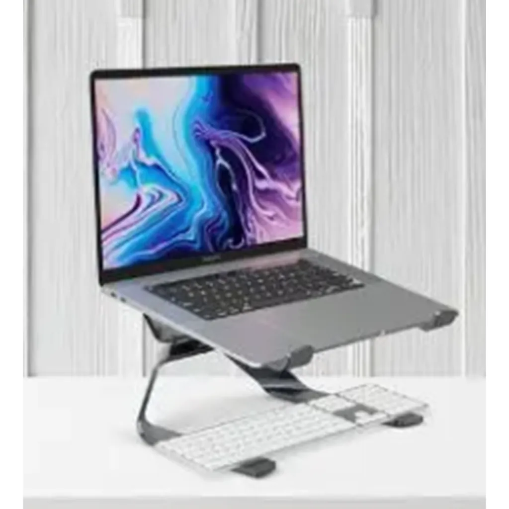 PORODO ALUM. ALLOY 360% ROTATABLE AND ADJUSTABLE LAPTOP STAND PD-A150RALS-GY 2