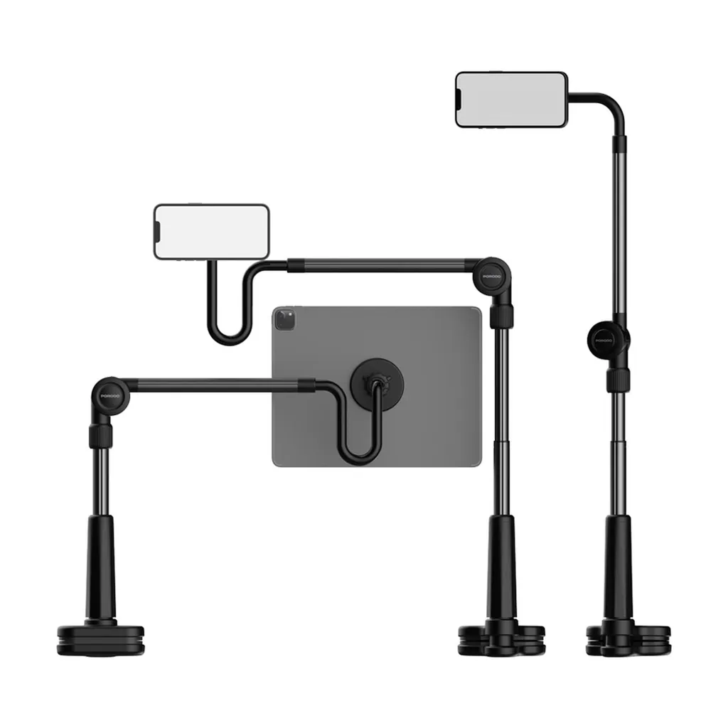 PORODO LAZY MAN STAND WİTH MAGNETIC SUCTION PD-LMGS92-BK 2