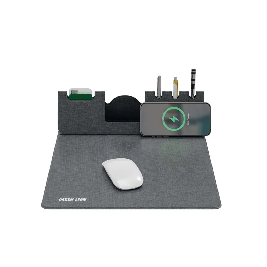 GREEN LİON MOUSE PAD WIRELESS CHARGER GNMSPADWIRGY 2
