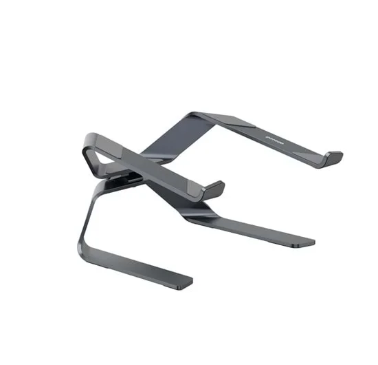 PORODO ALUM. ALLOY 360% ROTATABLE AND ADJUSTABLE LAPTOP STAND PD-A150RALS-GY