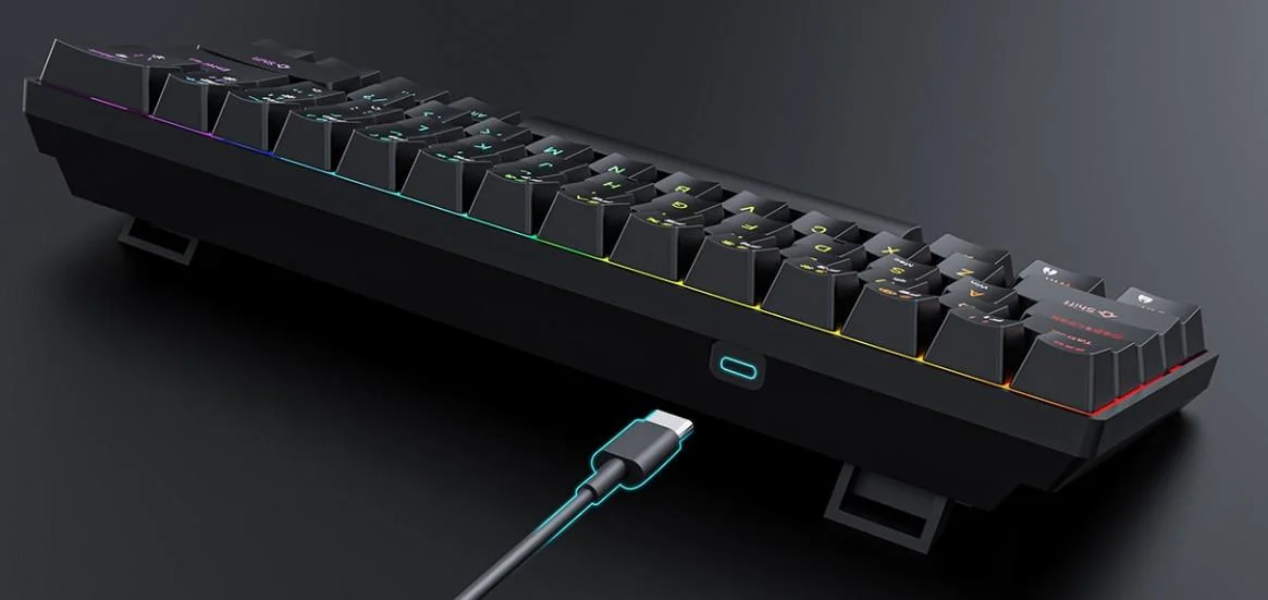 GAMEPOWER NEXA HE60 1K RGB KABLOLU HALL-EFFECT MANYETİK SWİTCH KABLOLU GAMİNG KLAVYE SİYAH 2