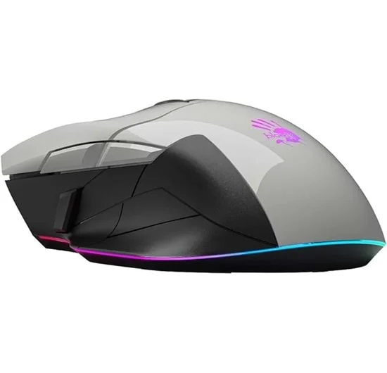 BLOODY W70 MAX 10K CPI OPTİK RGB GAMİNG MOUSE BEYAZ 2