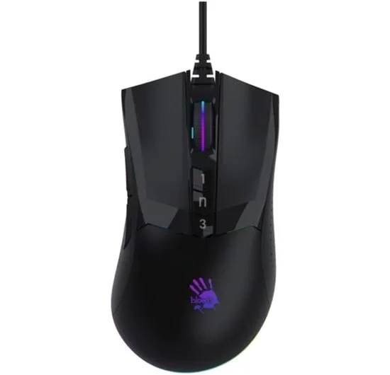 BLOODY W90 MAX 10K CPİ OPTİK RGB GAMİNG MOUSE SİYAH