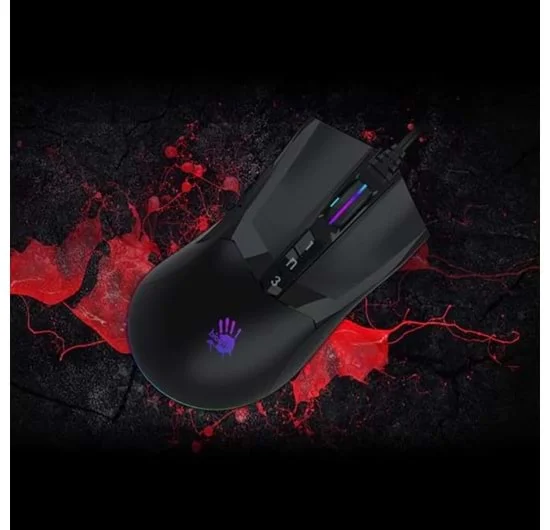 BLOODY W90 MAX 10K CPİ OPTİK RGB GAMİNG MOUSE SİYAH 3