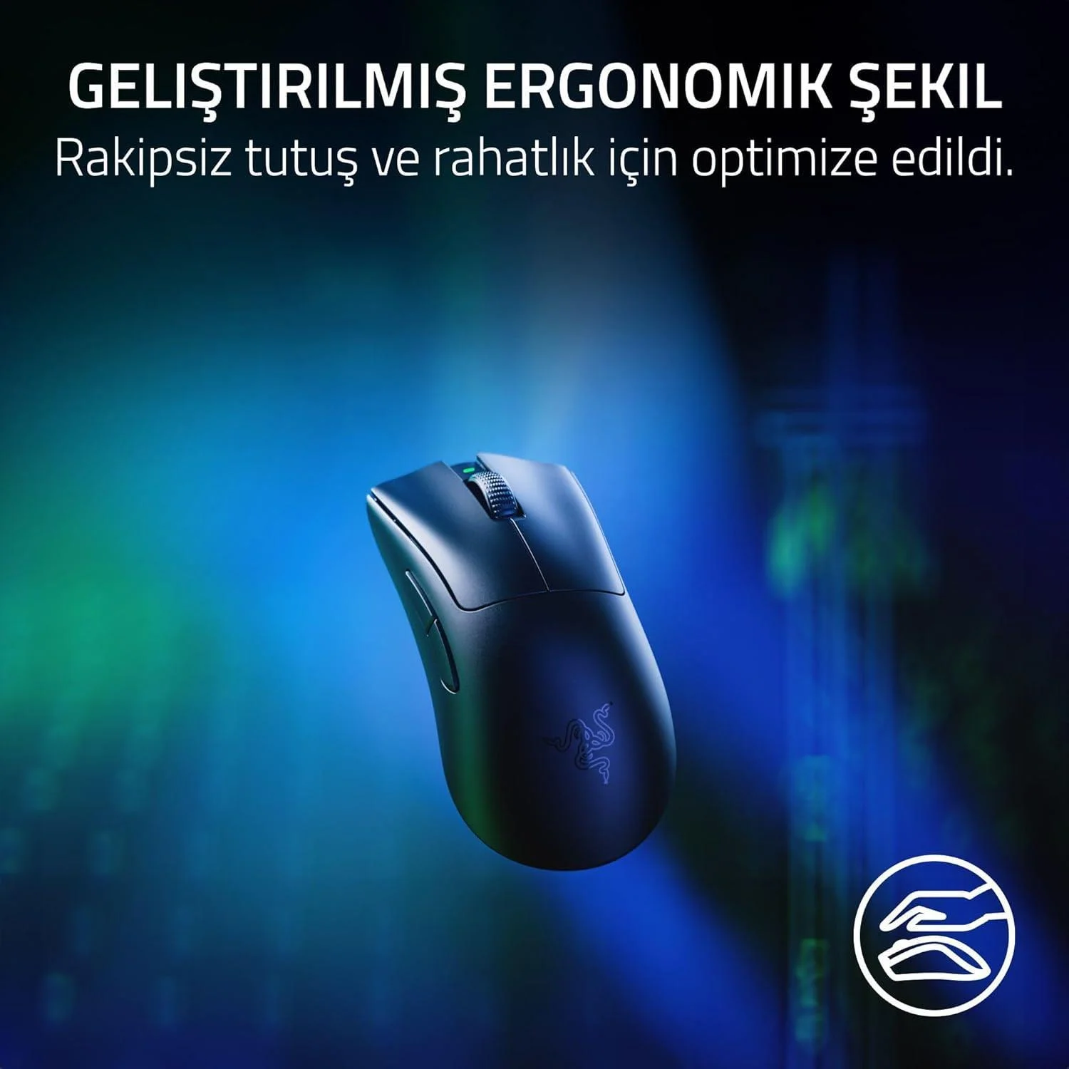 RAZER DEATHADDER V3 PRO RZ01-046330300 KABLOSUZ SİYAH MOUSE 4