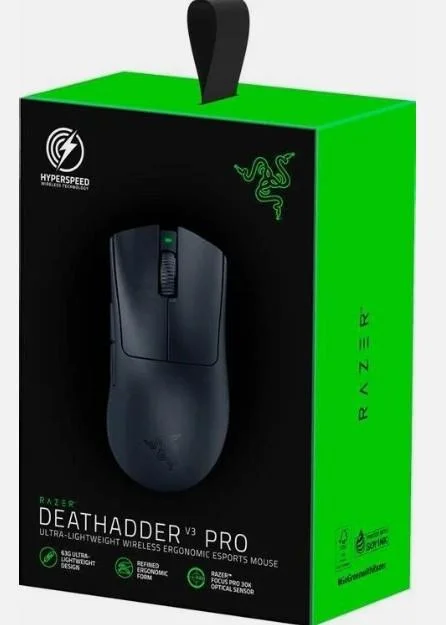 RAZER DEATHADDER V3 PRO OPTİK KABLOSUZ GAMİNG MOUSE SİYAH 2