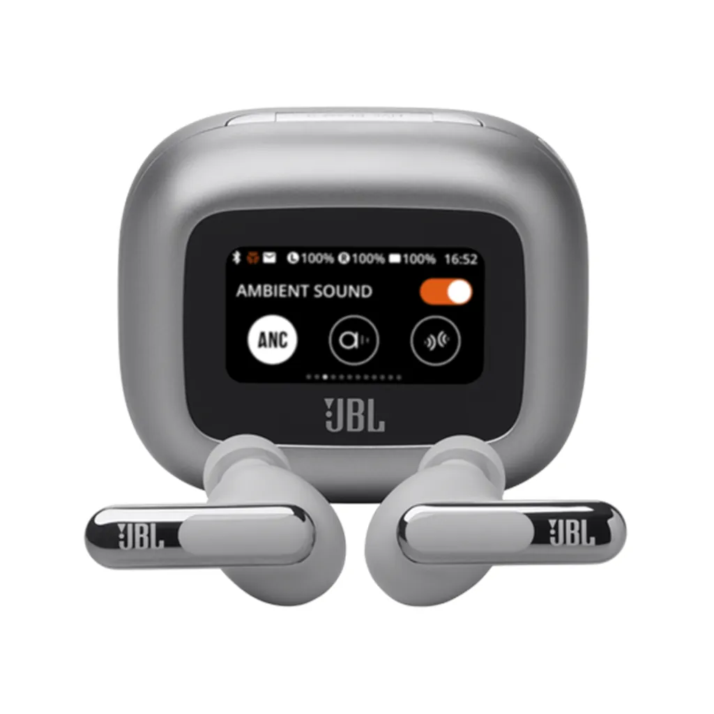 JBL LİVE BEAM 3 SİLVER BLUETHOOTH HEADPHONES
