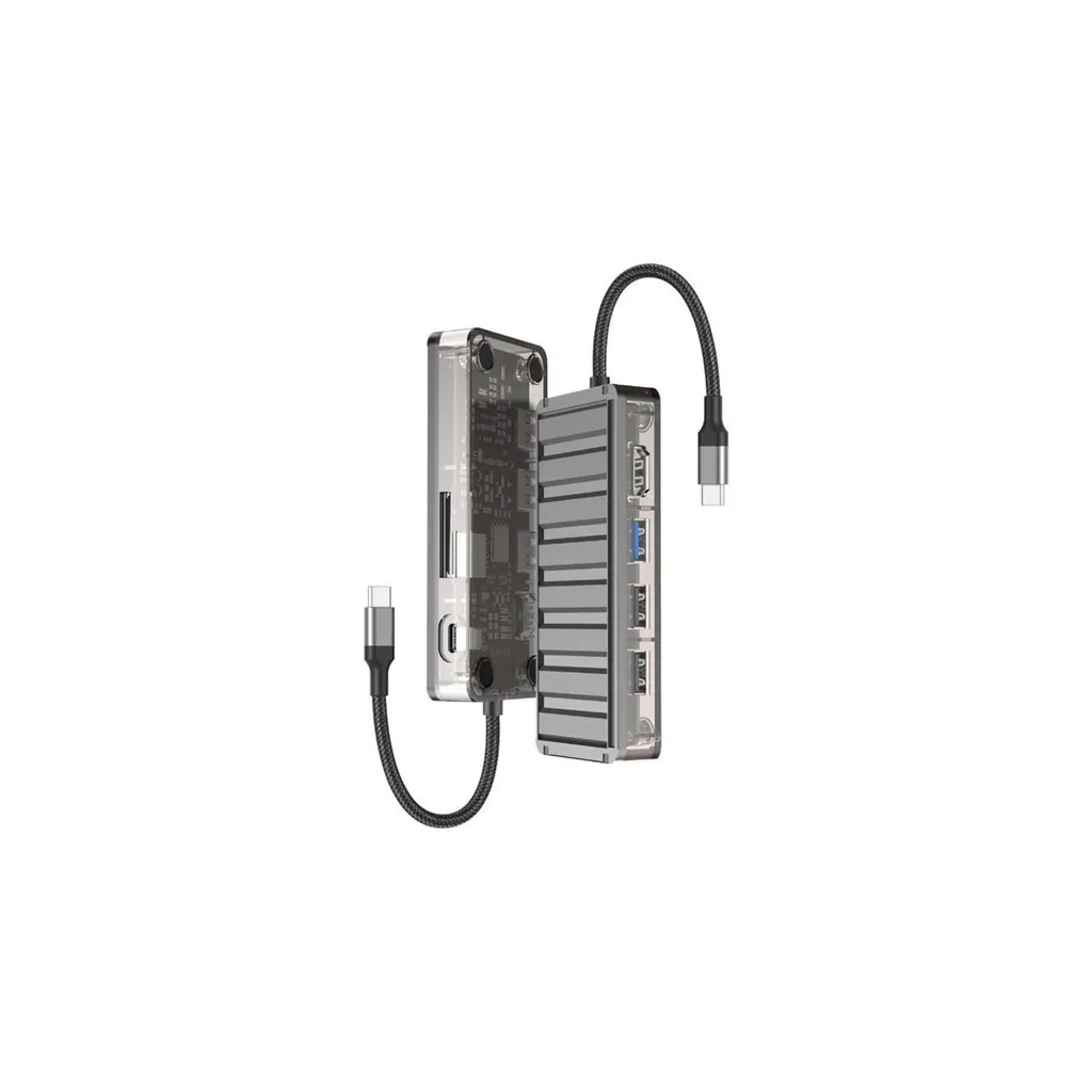 SUNİX USB-C 7İN1 HUB ADAPTÖR HB-13 2