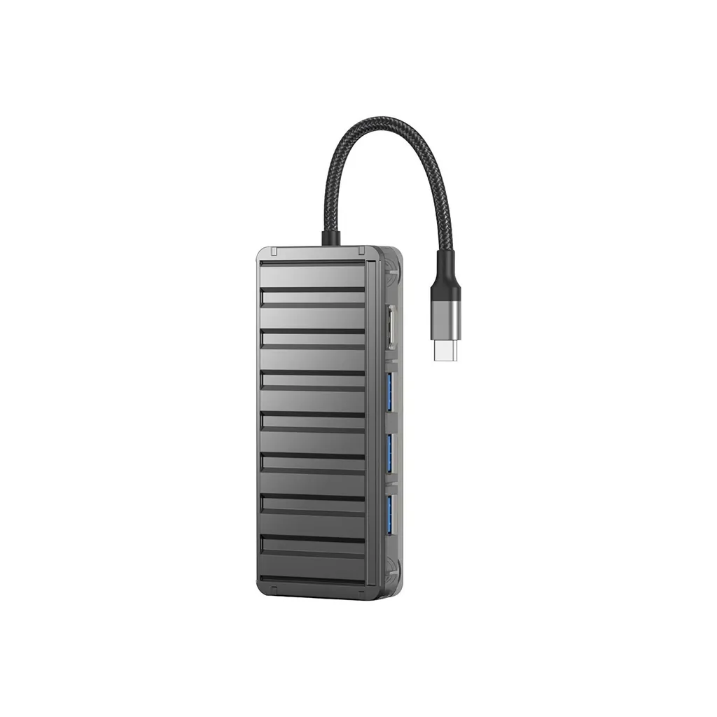 SUNİX USB-C 7İN1 HUB ADAPTÖR HB-12 2
