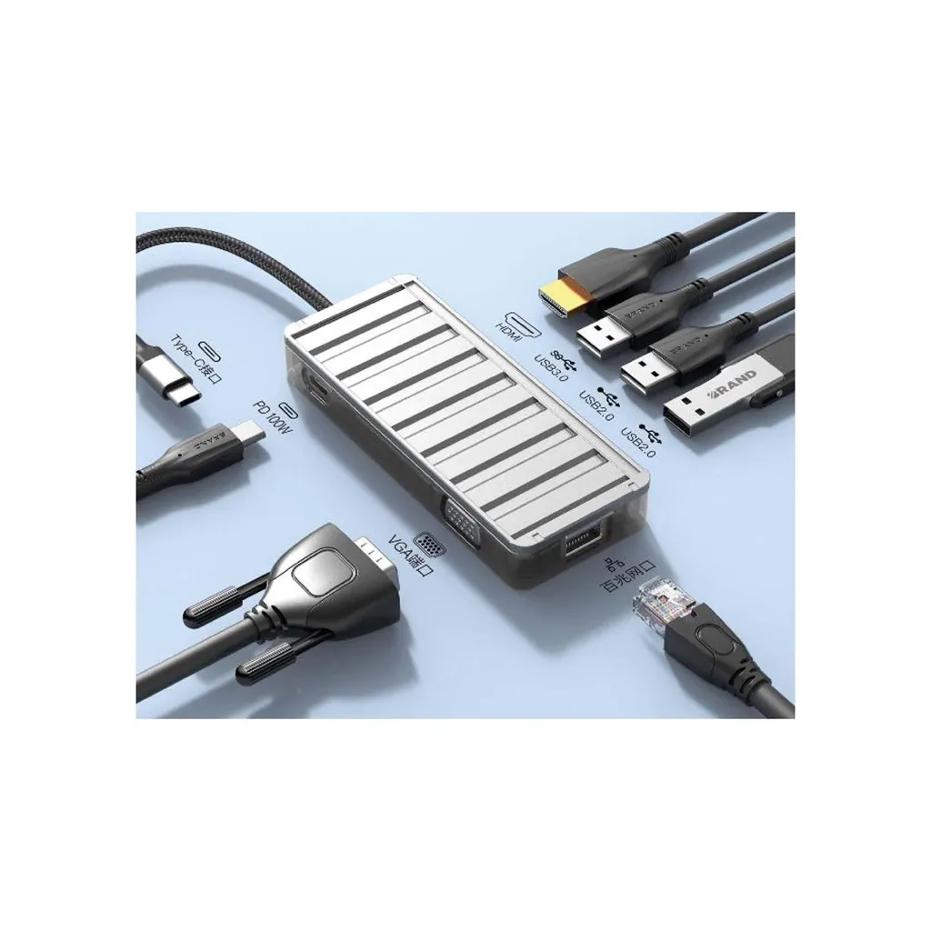 SUNİX USB-C 7İN1 HUB ADAPTÖR HB-12 3