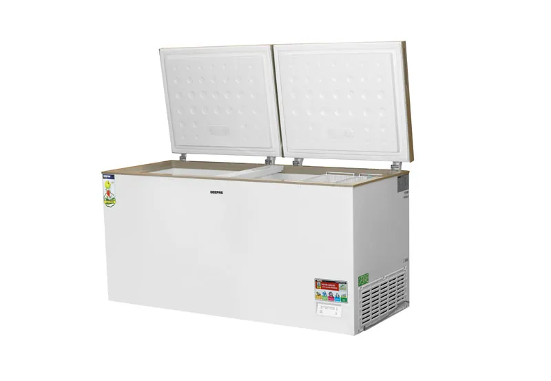 GEEPAS 550 LİTRE ÇİFT KAPILI YATAY DERİN DONDURUCU GCF55019 2