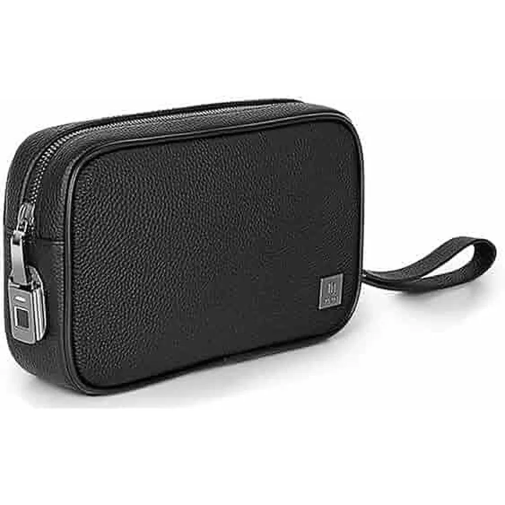 WİWU MASTER GENUİNE LEATHER FİNGERPRİNT LOCK POUCH 2