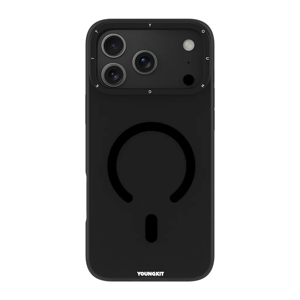 YOUNGKIT MAG SAFE HİDDEN KILIF SİYAH 17 PRO MAX 2