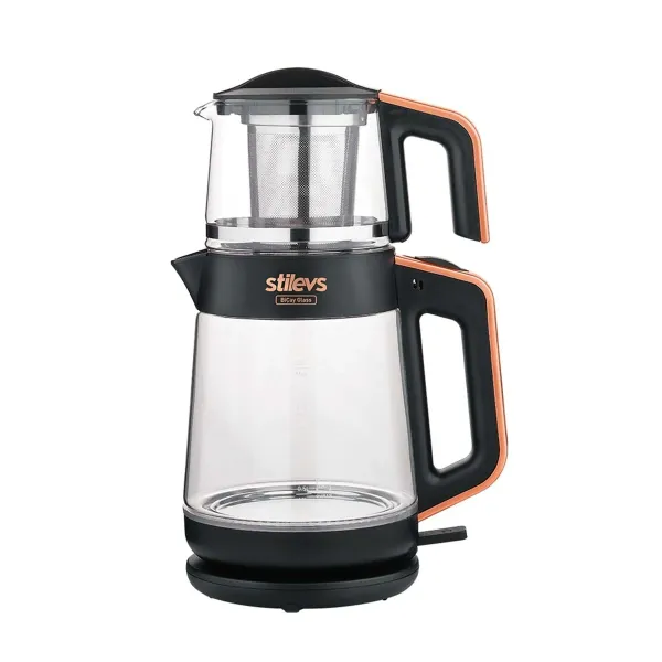 STİLEVS BİÇAY GLASS ÇAY MAKİNESİ BAKIR