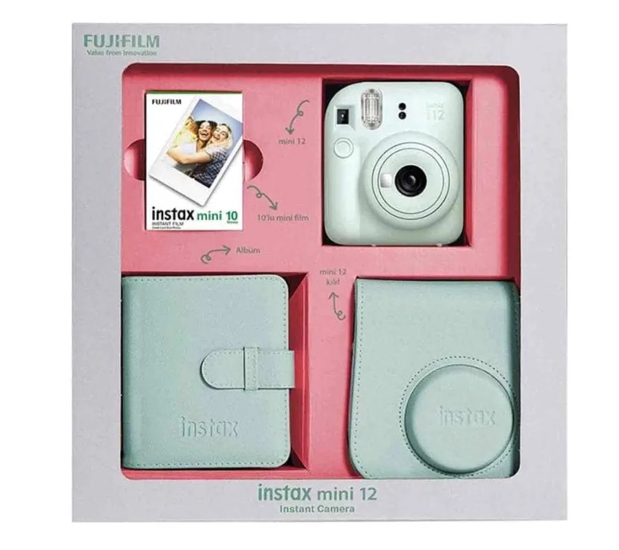 FUJİFİLM İNSTAX MİNİ 12 GREEN BUNDLE 2