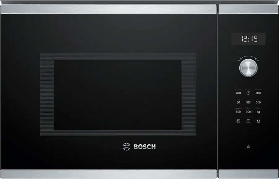 BOSCH Serie 6 Ankastre Mikrodalga, Izgara Fonksiyonlu 59 x 38 cm Inox BEL554MS0