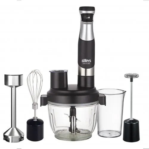 STİLEVS TANTO PRO 1500 W-EL BLENDER SETİ SİYAH&İNOX 3