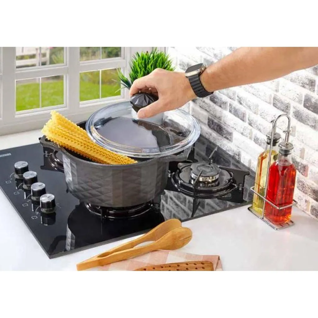 POLOCHEF CRYSTAL GRANİT DÖKÜM TENCERE 24CM CYD-124 2
