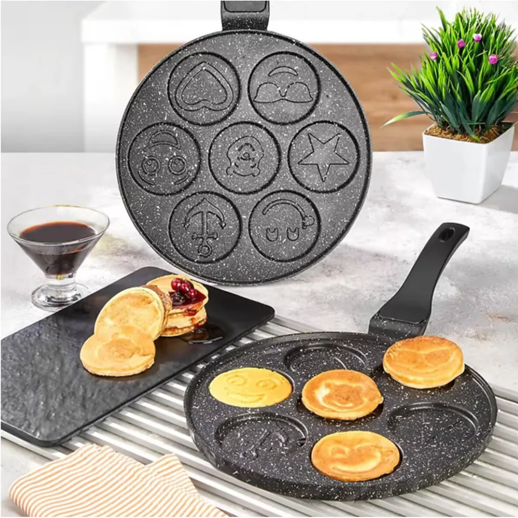 POLOCHEF CRYSTAL EMOJİ DÖKÜM PANCAKE 26 CM İPC-126 2