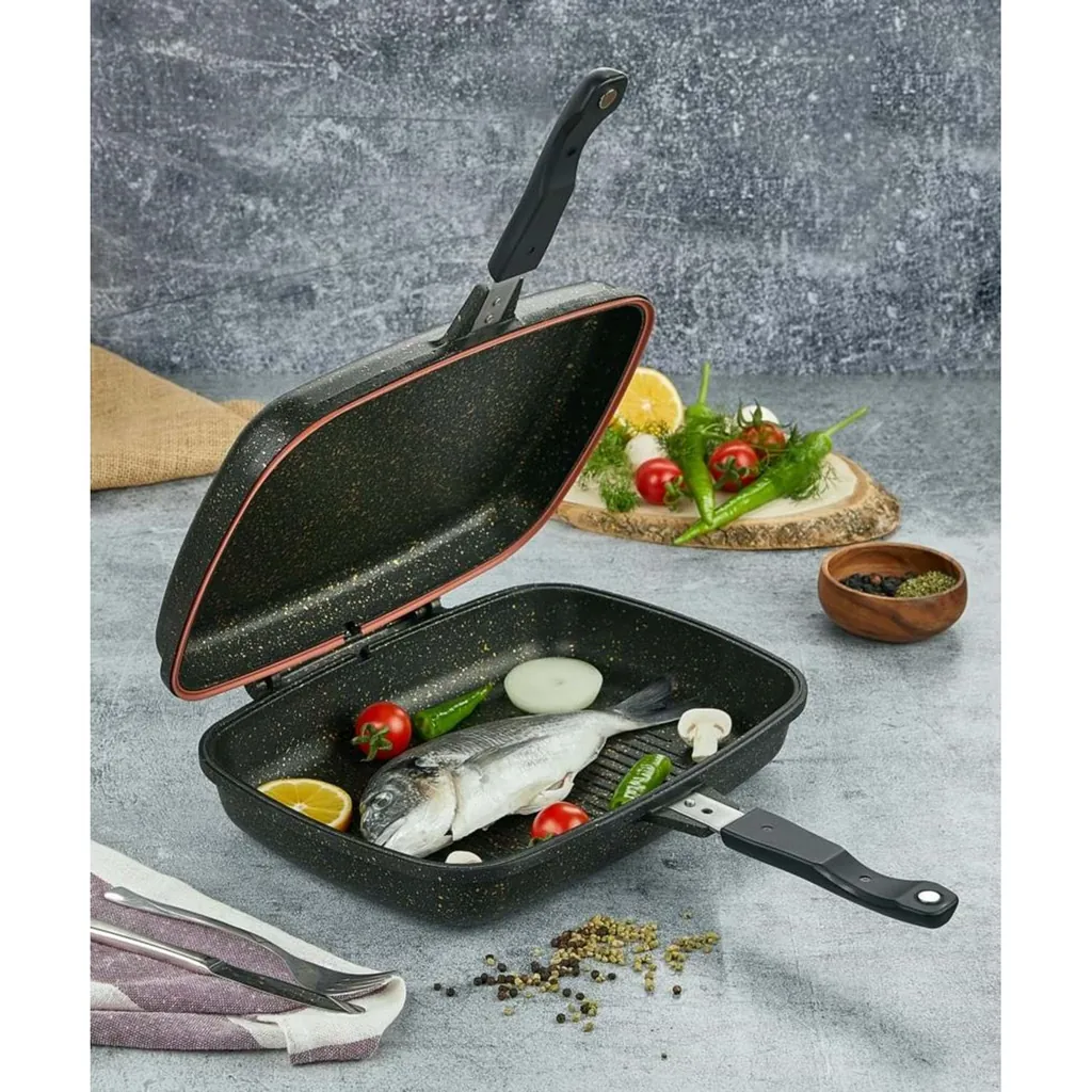 POLOCHEF IRON DÖKÜM IZGAR TAVA 36 CM IZT-136 2