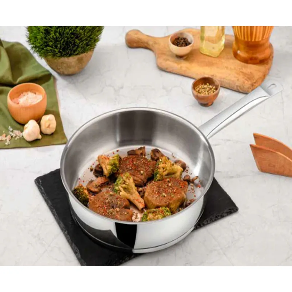 POLOCHEF PROLİNE ÇELİK TAVA 24 CM PÇT-124