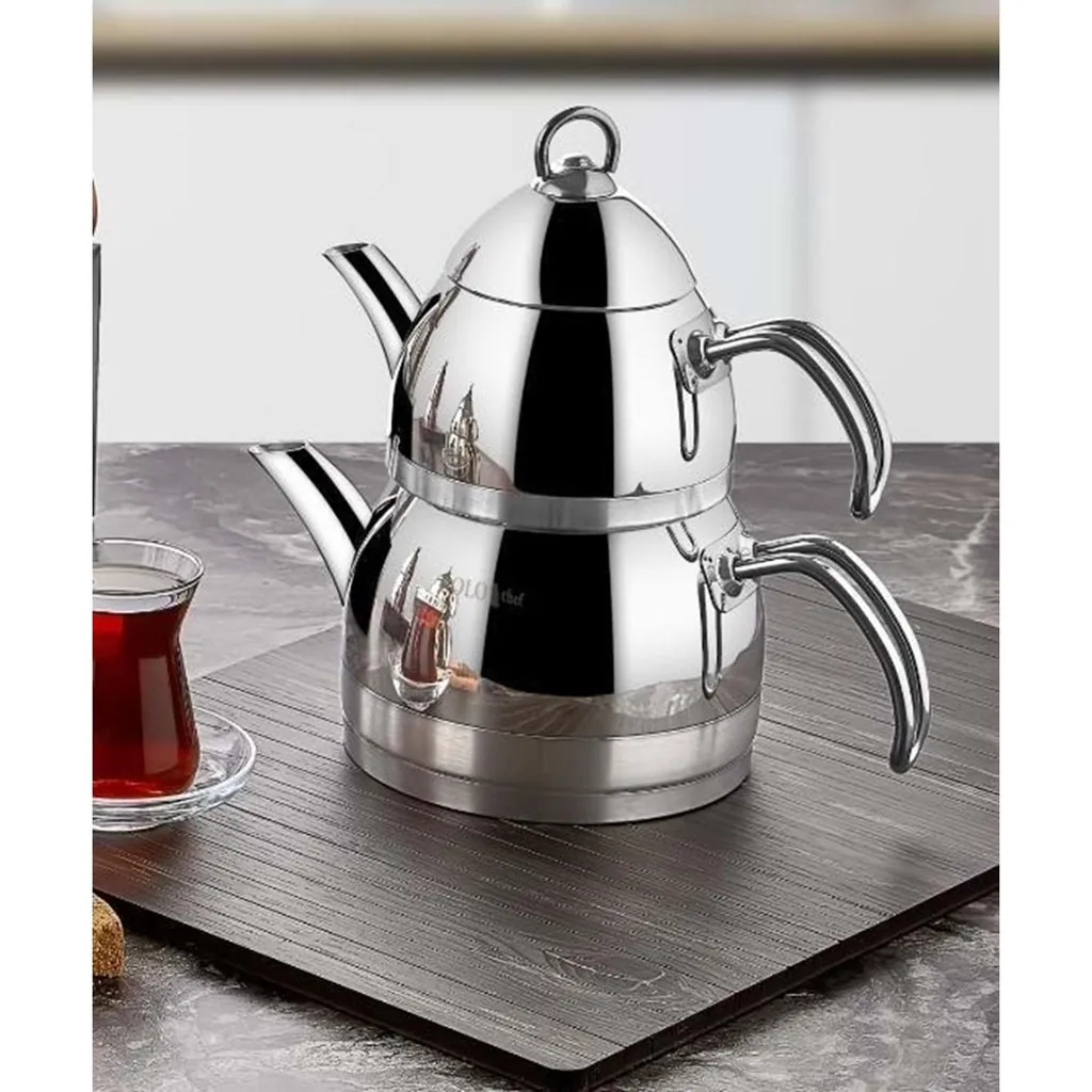 POLOCHEF ZÜMRÜT ÇELİK ÇAYDANLIK TEL SAP MEGA ZTÇ-103 2