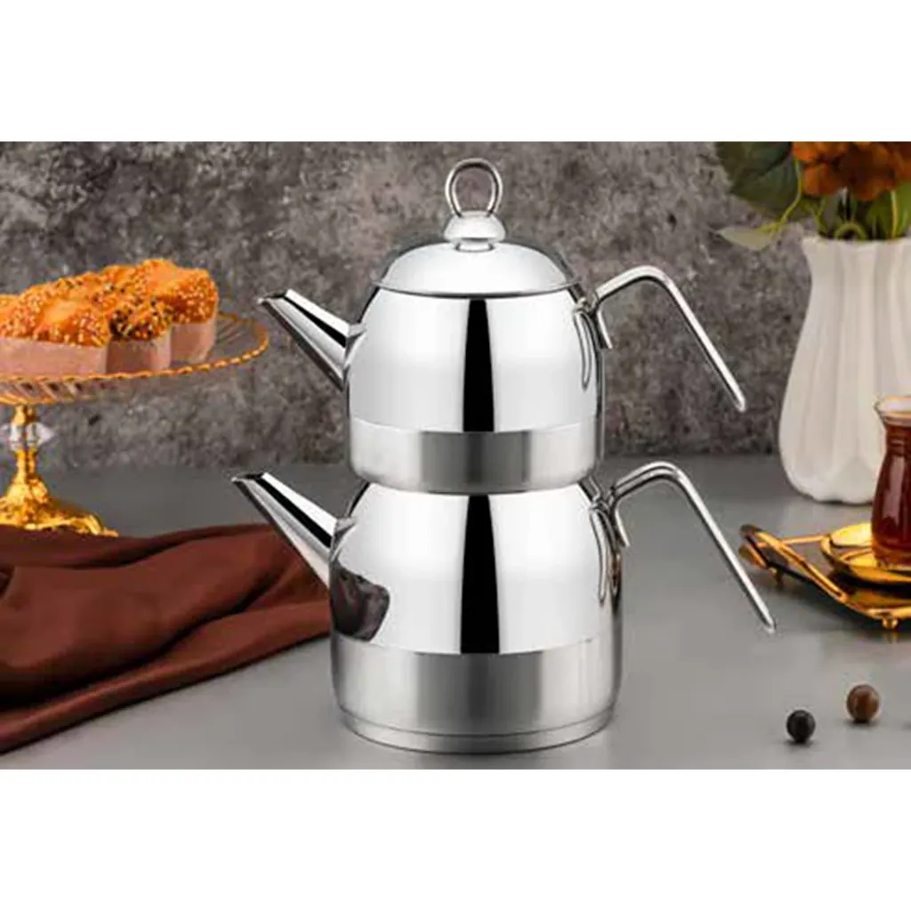 POLOCHEF OPTİMAL ÇAYDANLIK ORTA SILVER OPÇ-101 2