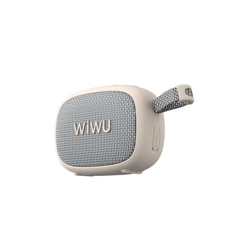 WİWU GO FUN TAŞINABİLİR BLUETOOTH BEYAZ HOPARLÖR – IPX6 SUYA DAYANIKLI 2