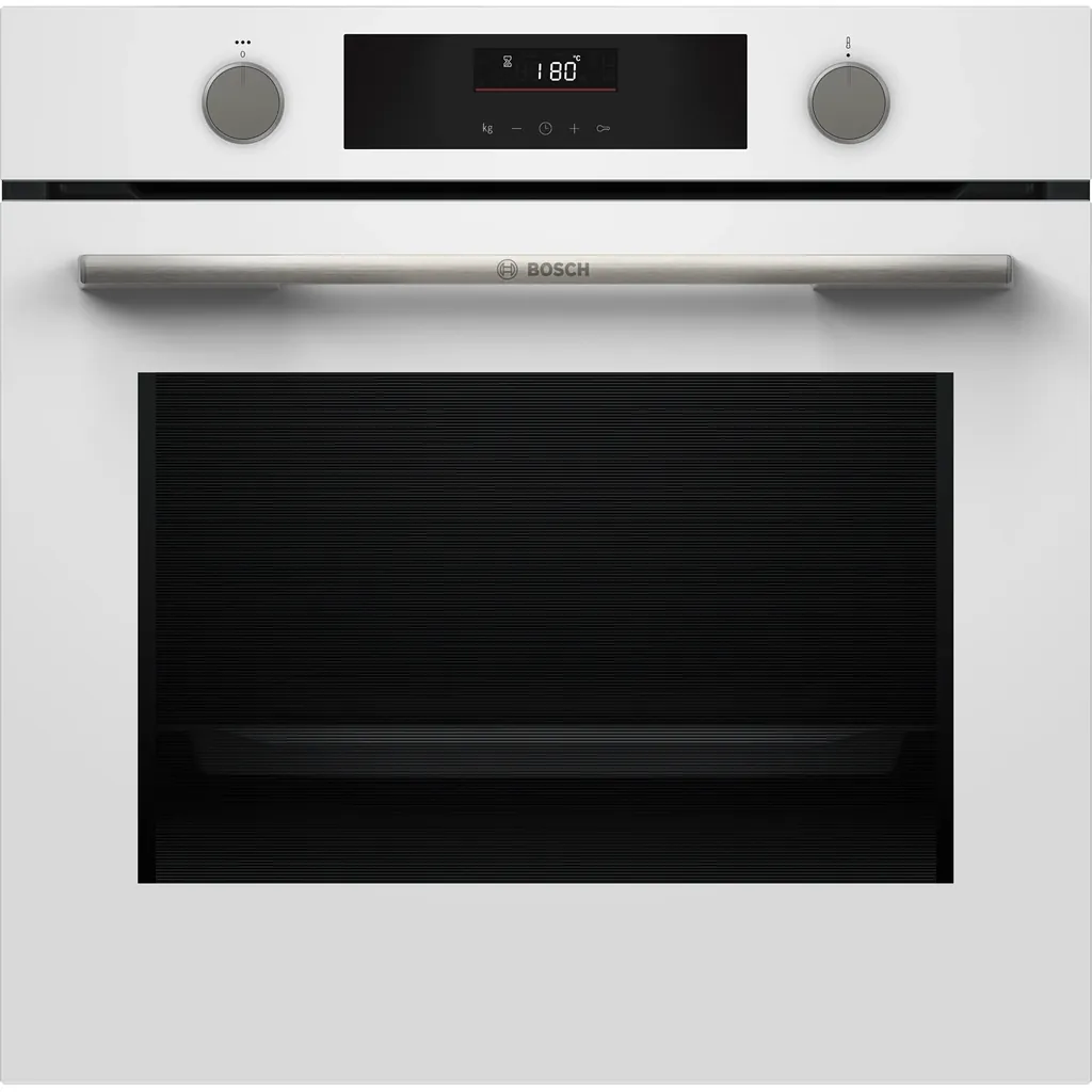 BOSCH SERİE 4 BUHAR DESTEKLİ BEYAZ ANKASTRE FIRIN 60 x 60 CM HUA736EV0T 2