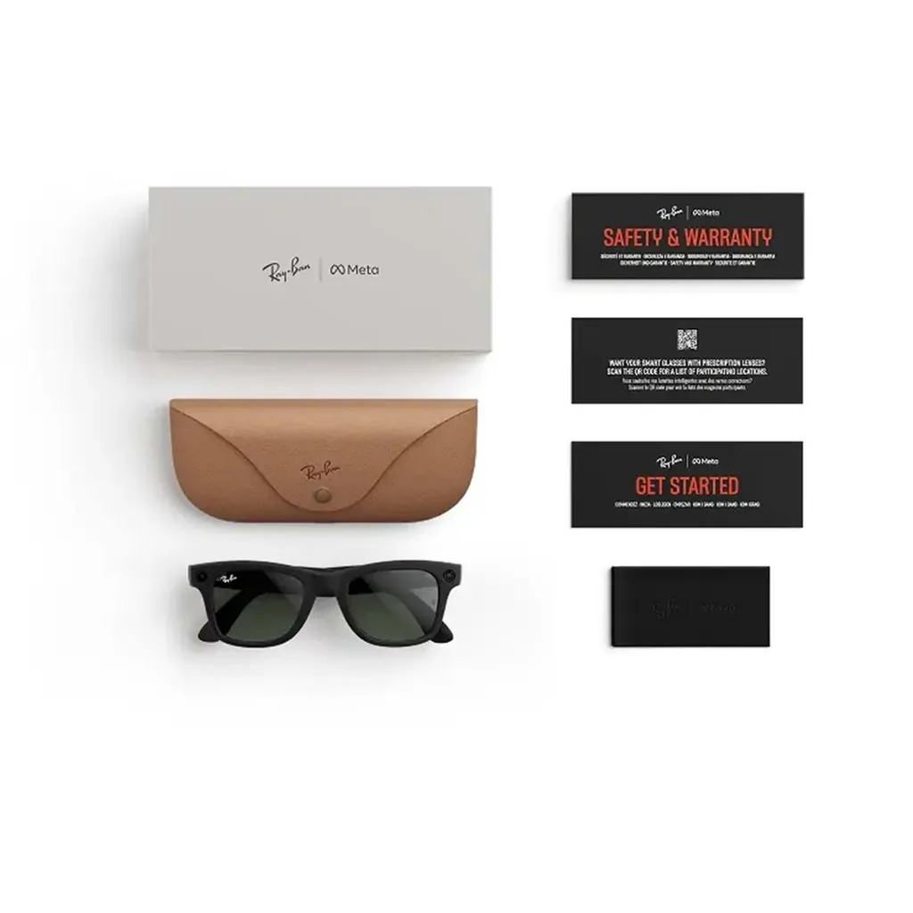 RAYBAN META WAYFARER AKILLI GÖZLÜK F MATTE BLACK/L TRANSİTİONS GRAPHİTE GREEN RW4006 4