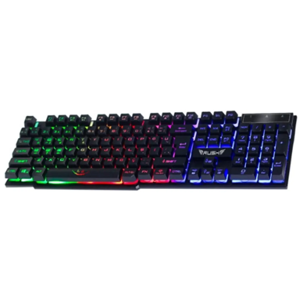 RUSH RK102S Q MEKANİK HİSLİ OYUNCU KLAVYE SİYAH 2