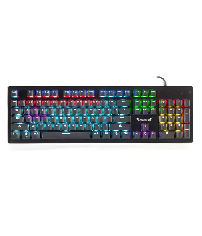 RUSH RK902 KİCKER RGB MEKANİK OYUNCU KLAVYESİ 2