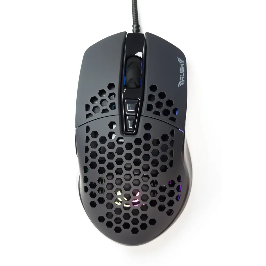 RUSH RM404 TREPAN OYUNCU MOUSE SİYAH 2