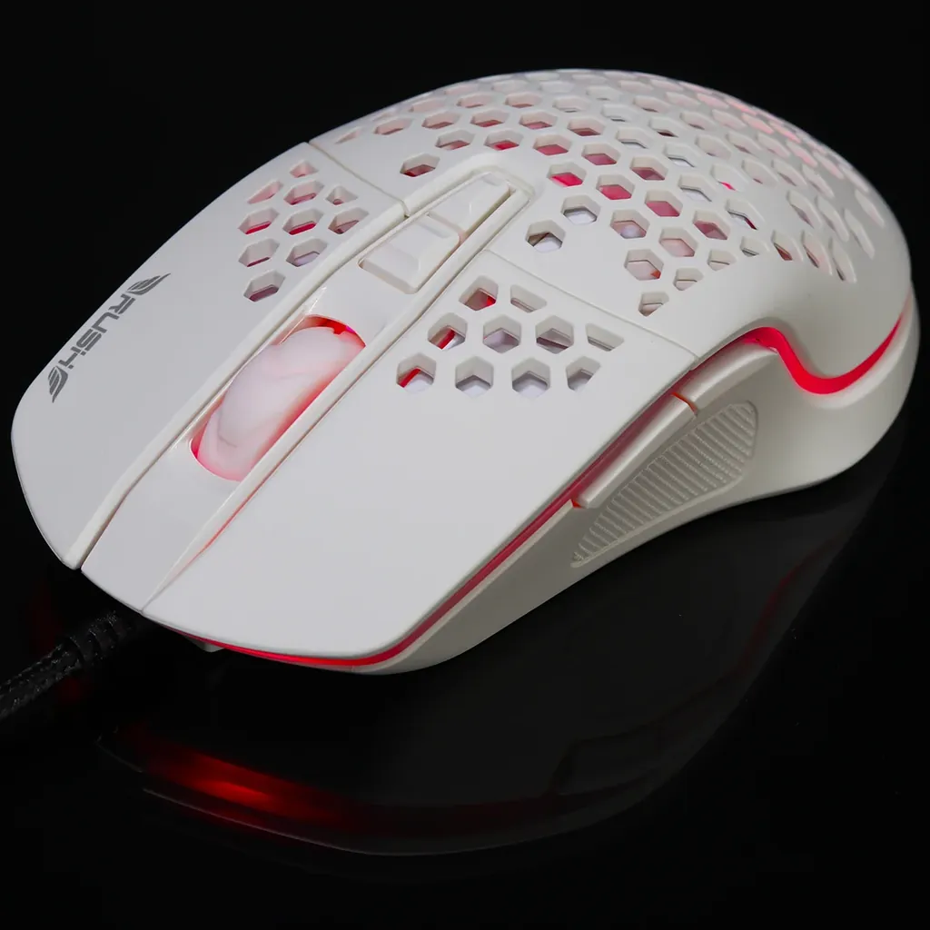 RUSH RM404 TREPAN OYUNCU MOUSE BEYAZ 2