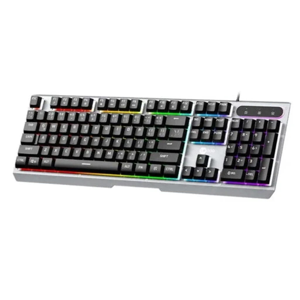 LECOO KB121 USB KABLOLU RAİNBOW MEBRAN Q KLAVYE thumbnail 2