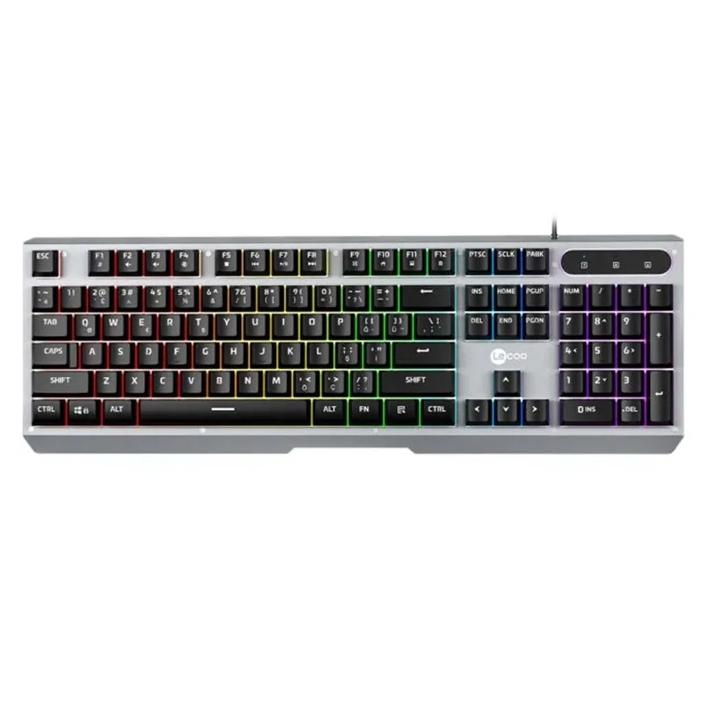 LECOO KB121 USB KABLOLU RAİNBOW MEBRAN Q KLAVYE 2