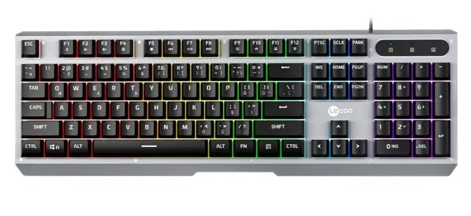 LECOO KB121 USB KABLOLU RAİNBOW MEBRAN Q KLAVYE 4